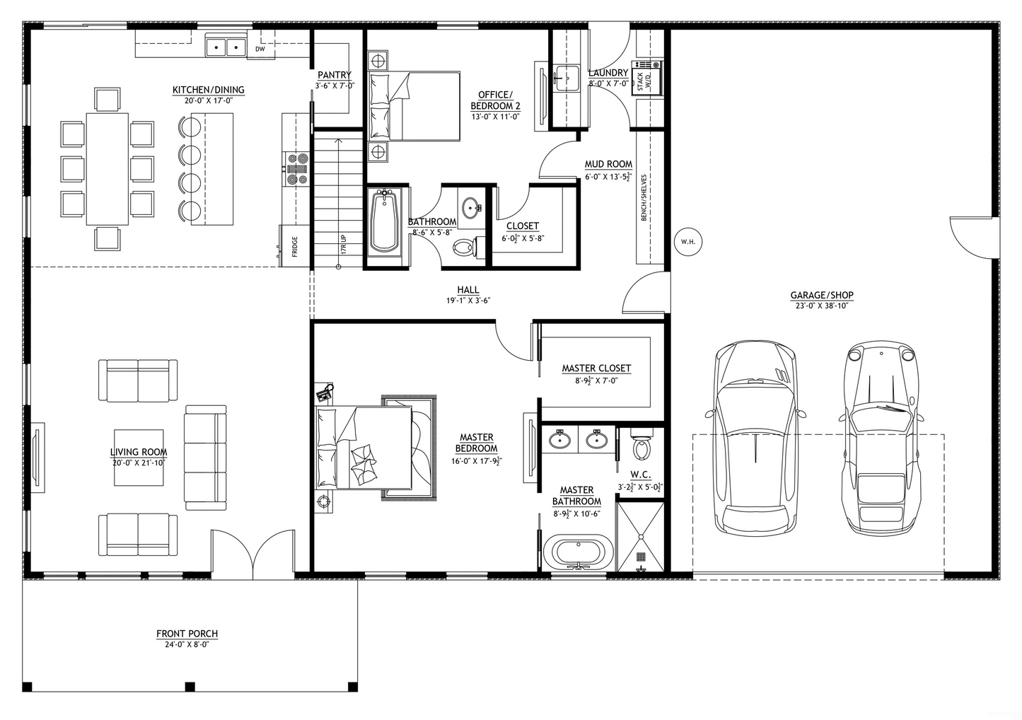 SV-5523 Cassidy Barndominium House Plan