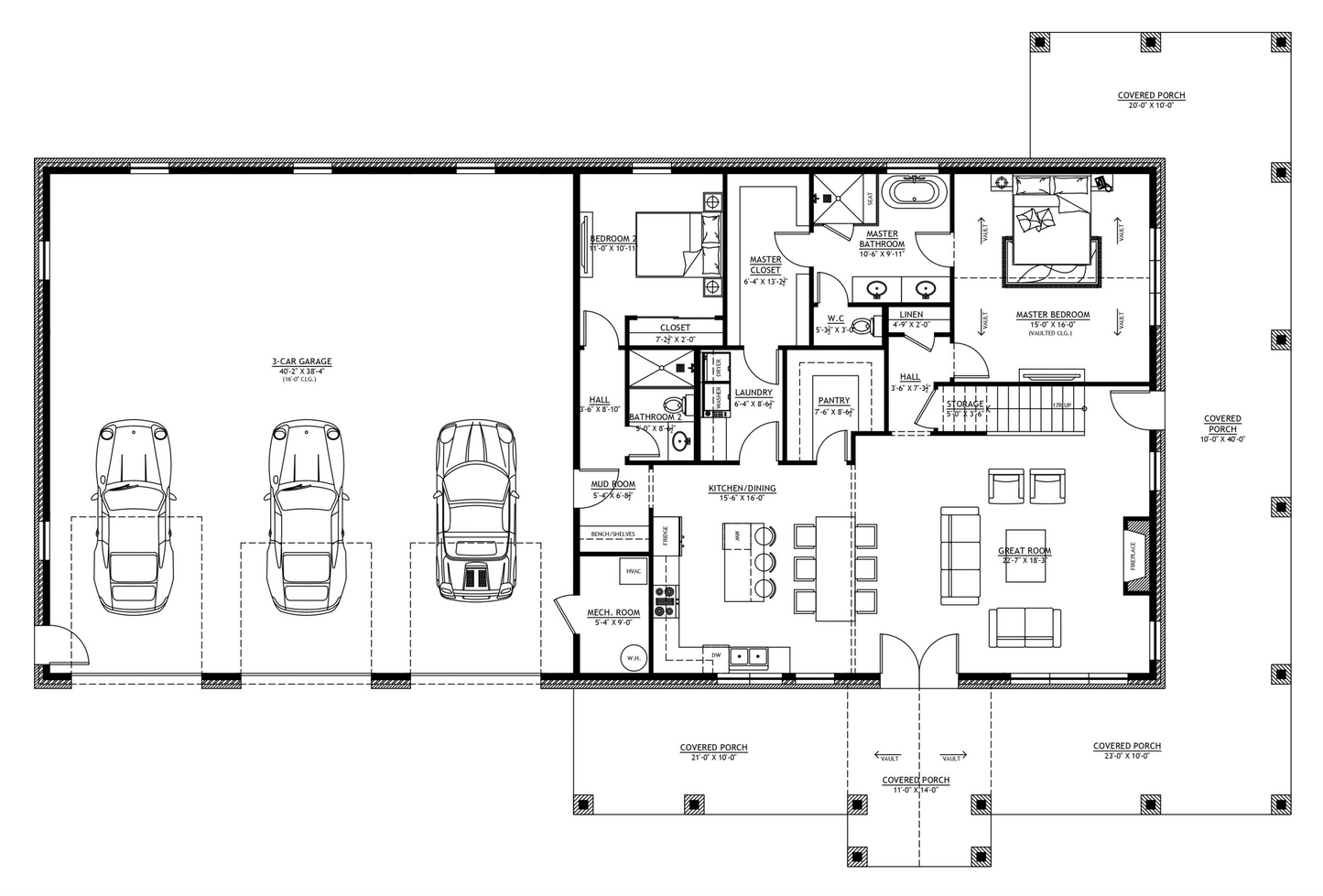 SV-5531 Daryl Barndominium House Plan