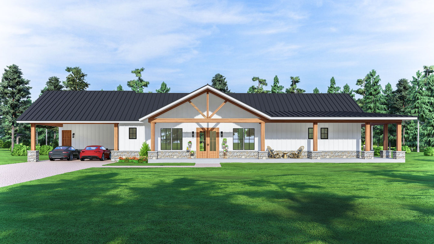 SV-5601 Kenny Barndominium House Plan