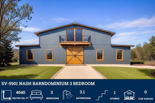 SV-5901 Nash Barndominium House Plan