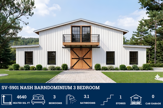 SV-5901 Nash Barndominium House Plan
