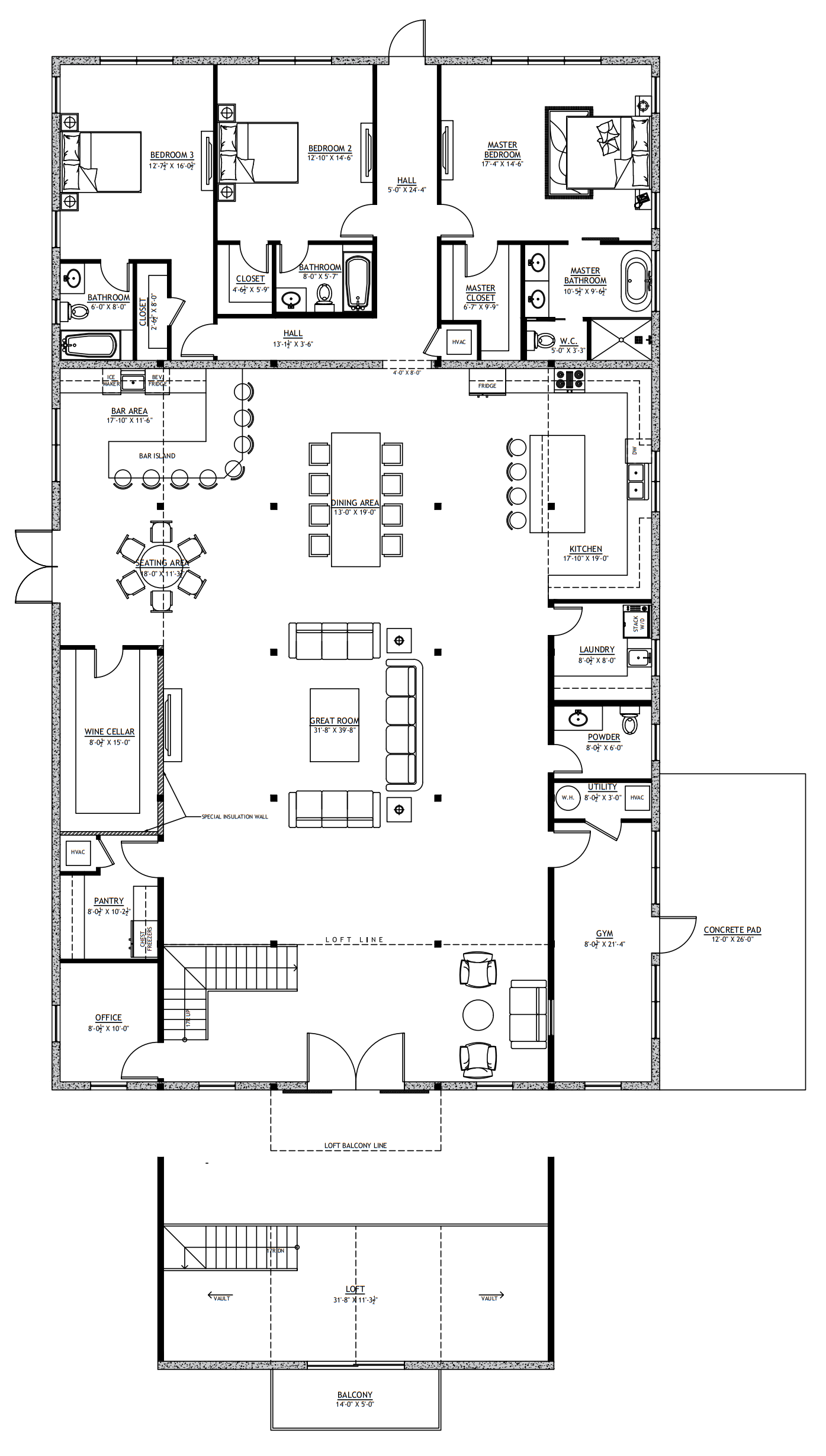 SV-5901 Nash Barndominium House Plan