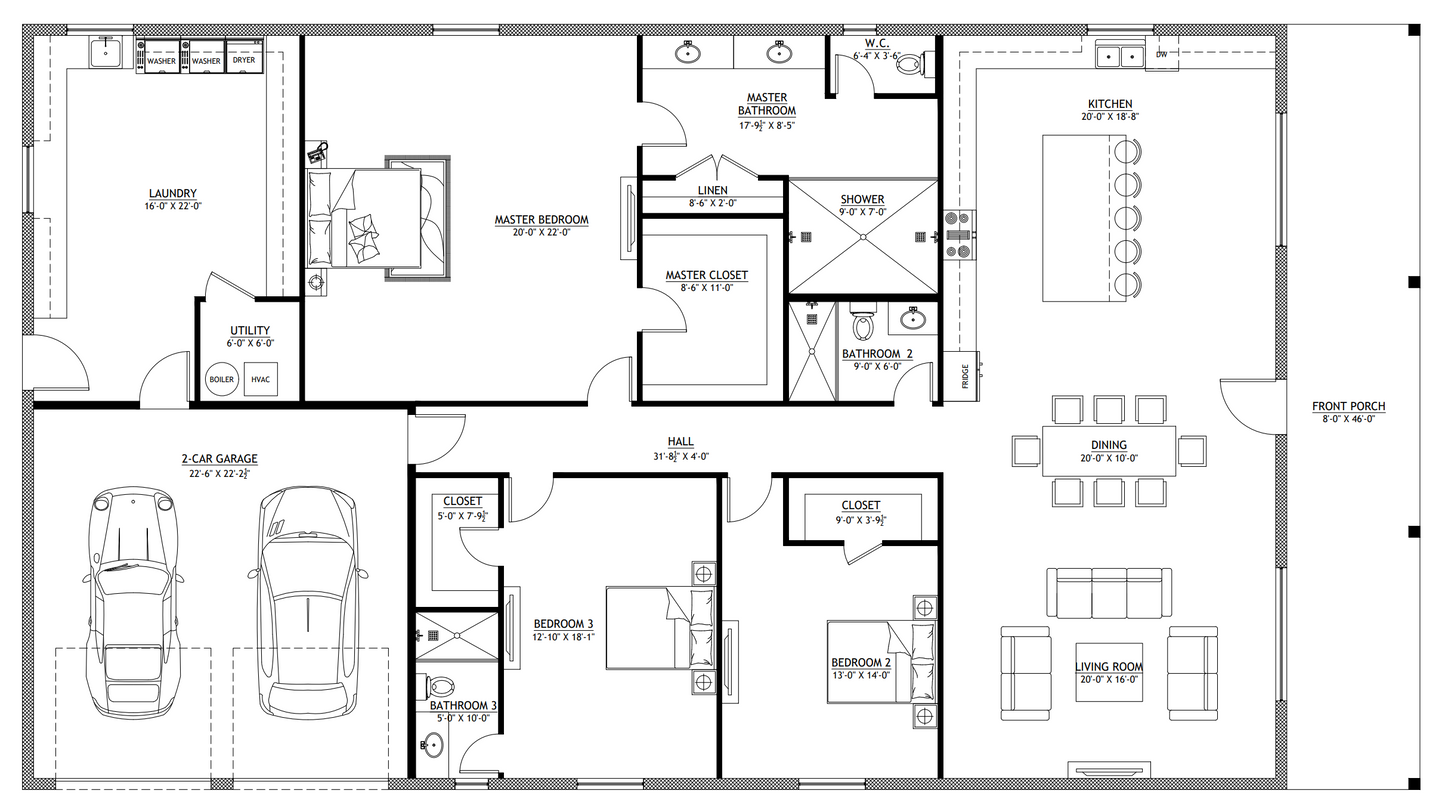 SV-5902 Truman Barndominium House Plan