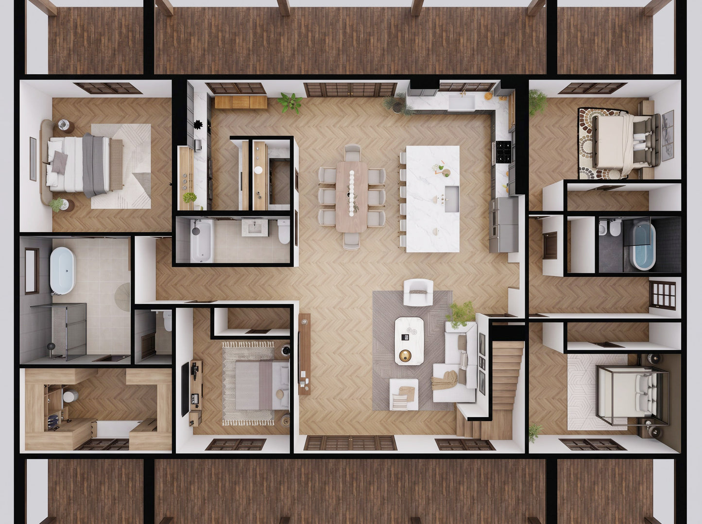 BCO-40225-M Mike Barndominium House Plan