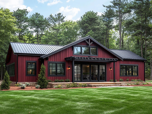 BCO-40042 Detlin Barndominium House Plan