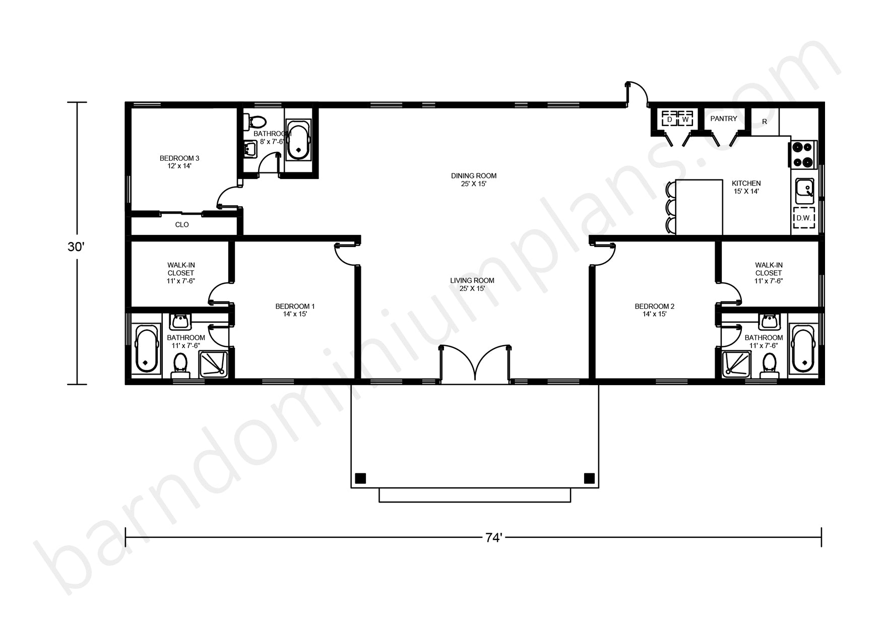 Pole Barn Open Floor Plan - All For One
