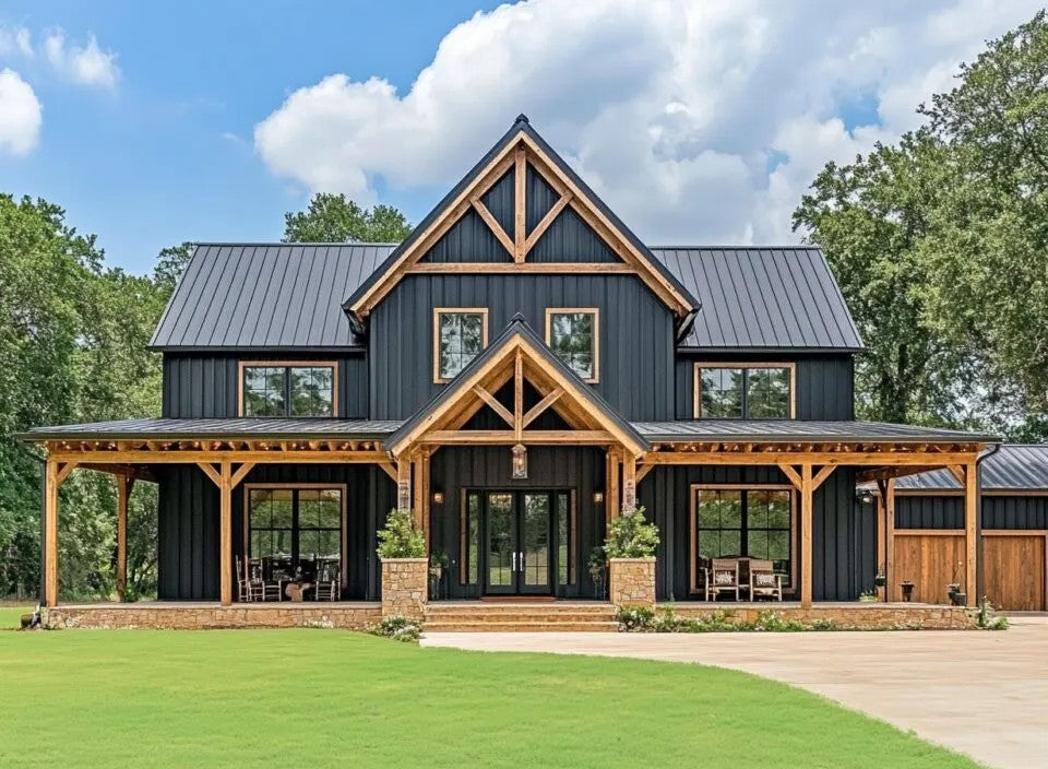 BCO-40052 Michael Barndominium House Plan