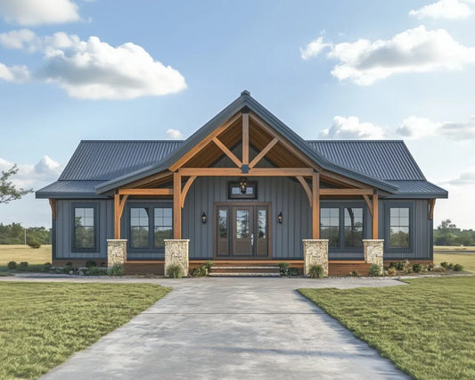 BCO-40073 Wilbur Barndominium House Plan