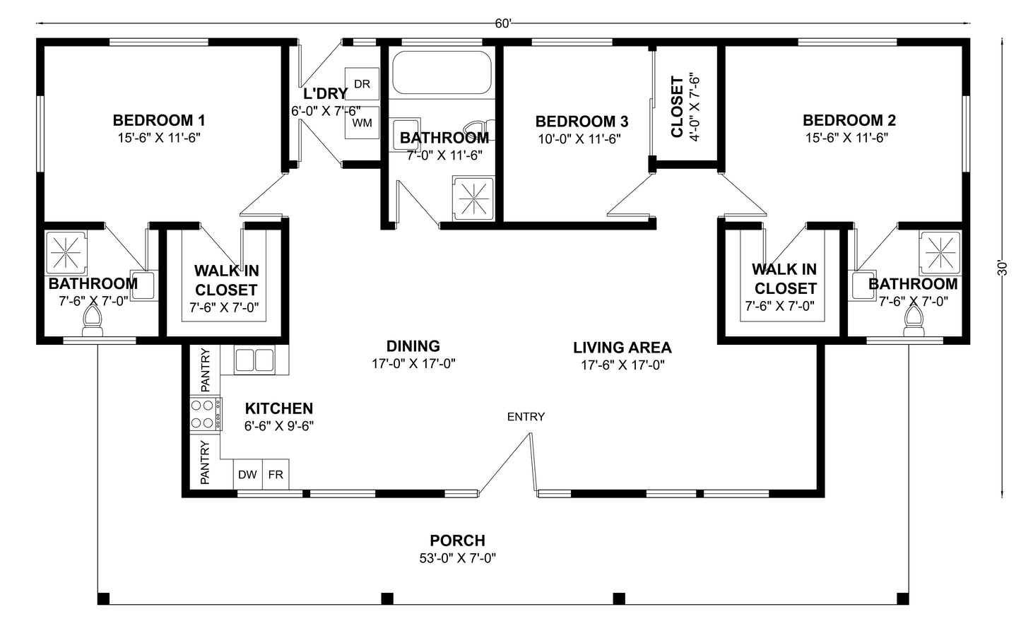 BCO-40099 Barndominium House Plan