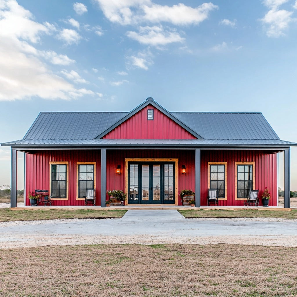 BCO-40121 Barndominium House Plan