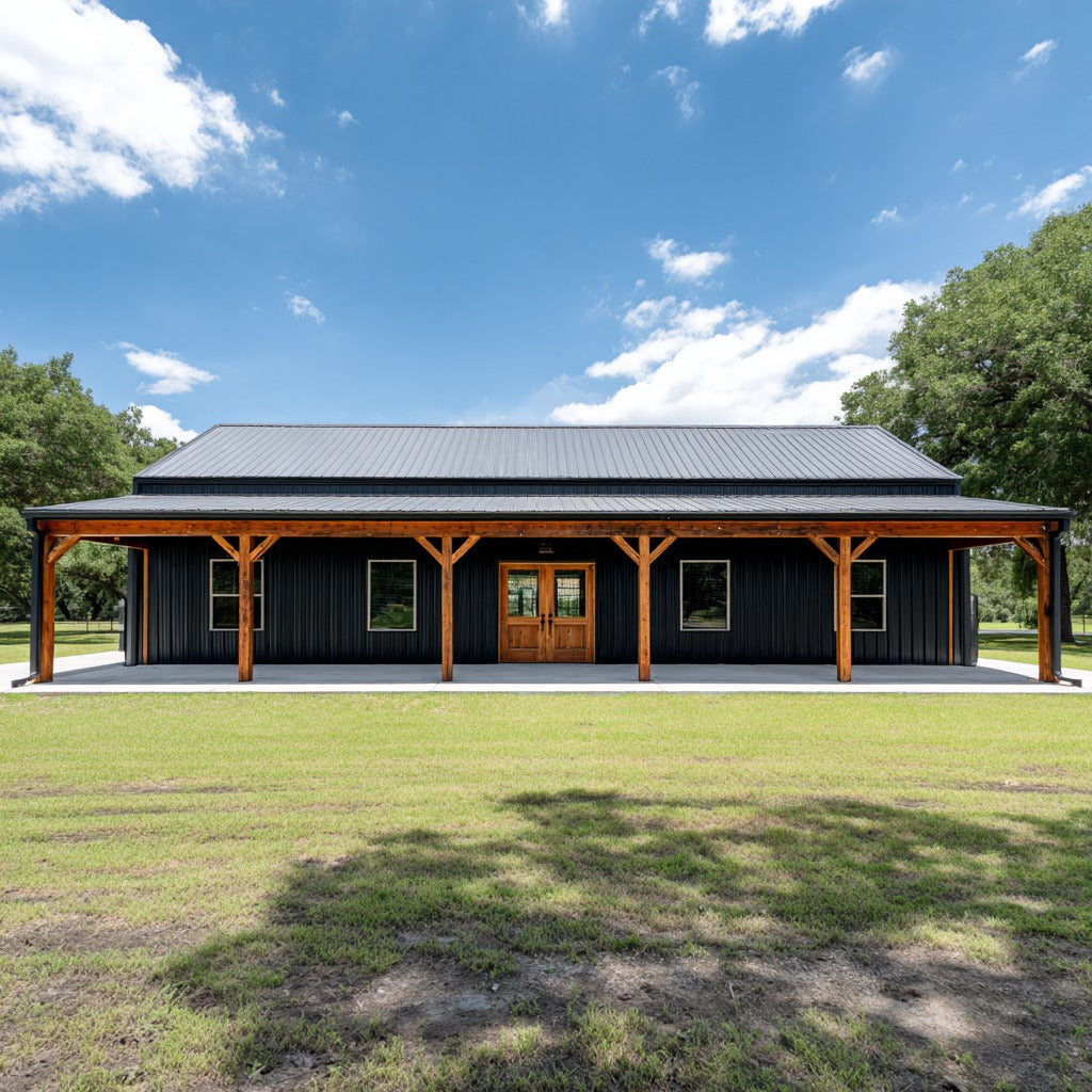 BCO-40153 Bray Barndominium House Plan