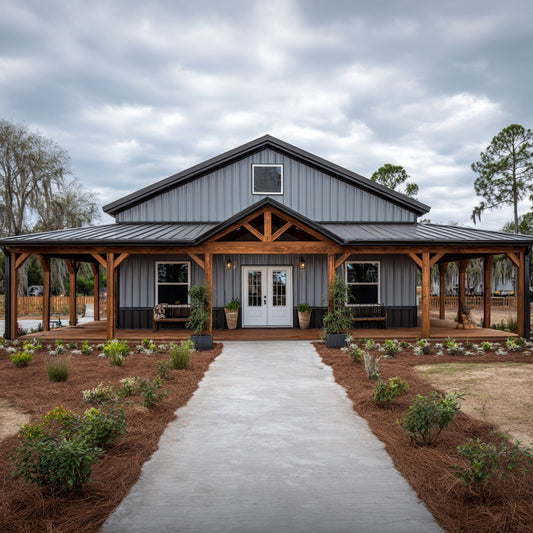 BCO-40166 Barndominium House Plan