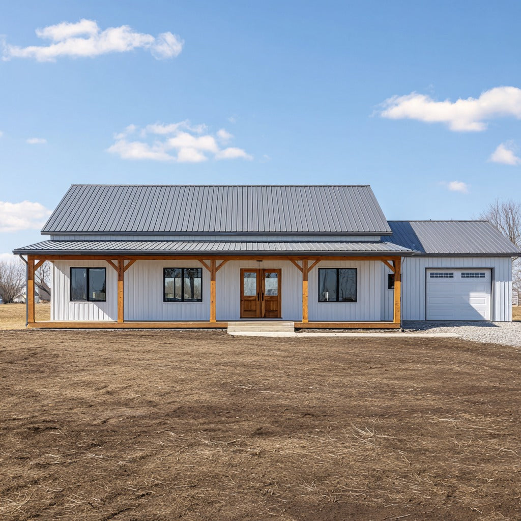 BCO-40210 Barndominium House Plan