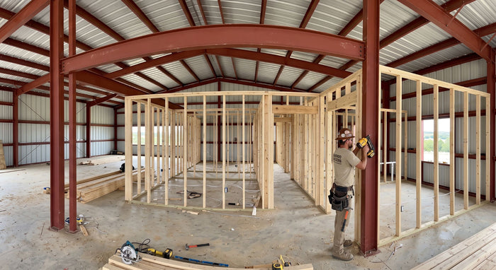 Interior Walls Framed 2x4