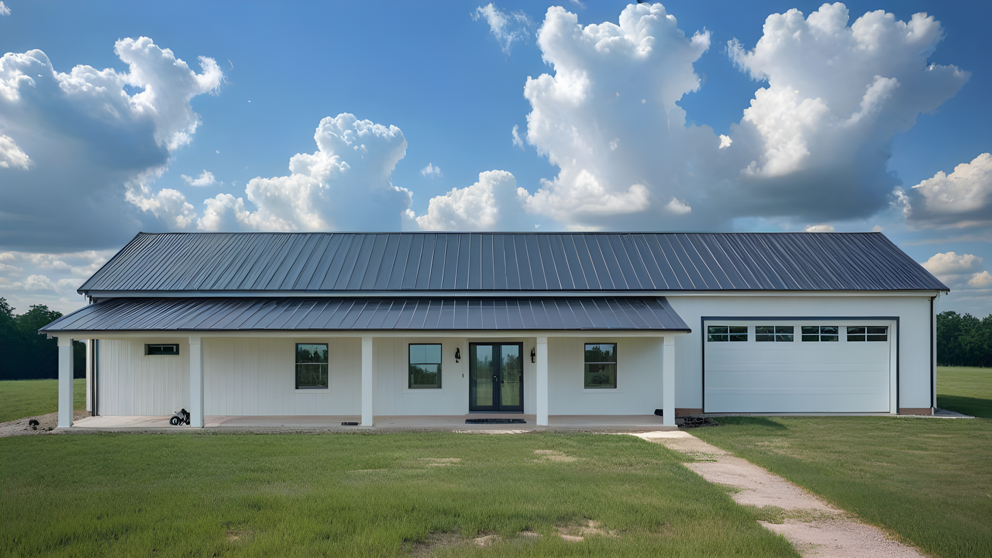 PL-64010 Westbury Barndominium House Plan