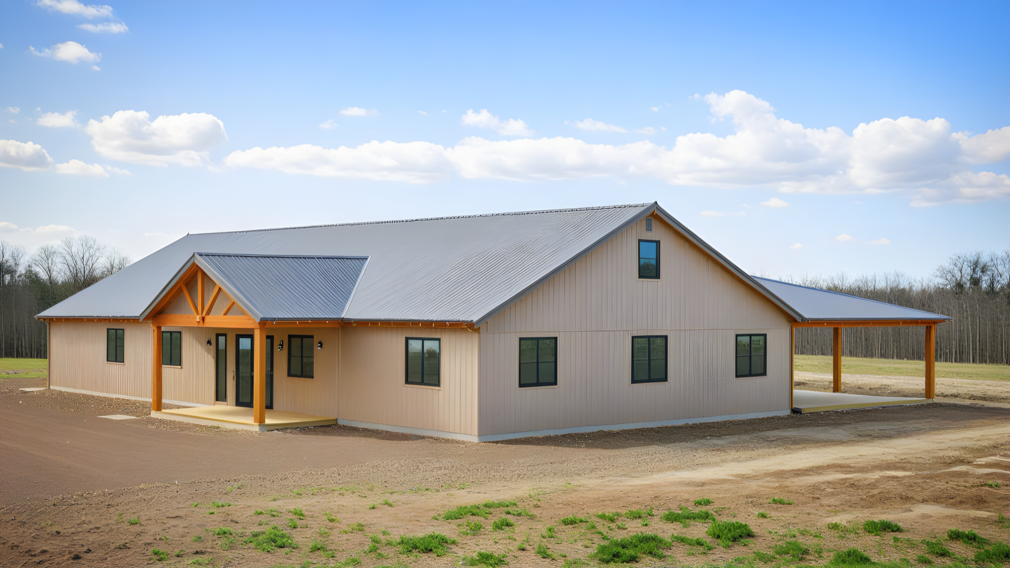 BK-2401 Sylvan Barndominium Kit