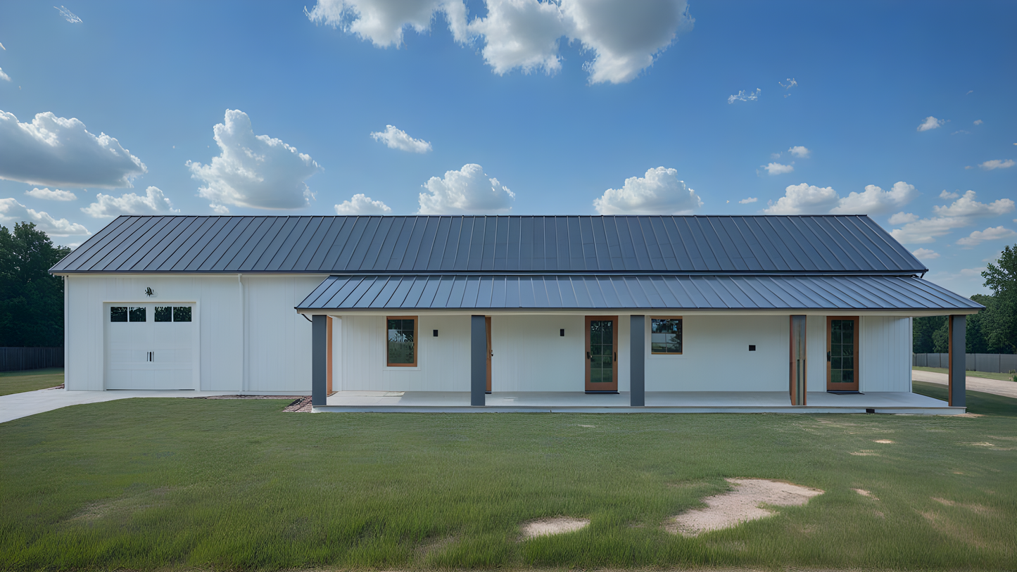 PL-64010 Westbury Barndominium House Plan