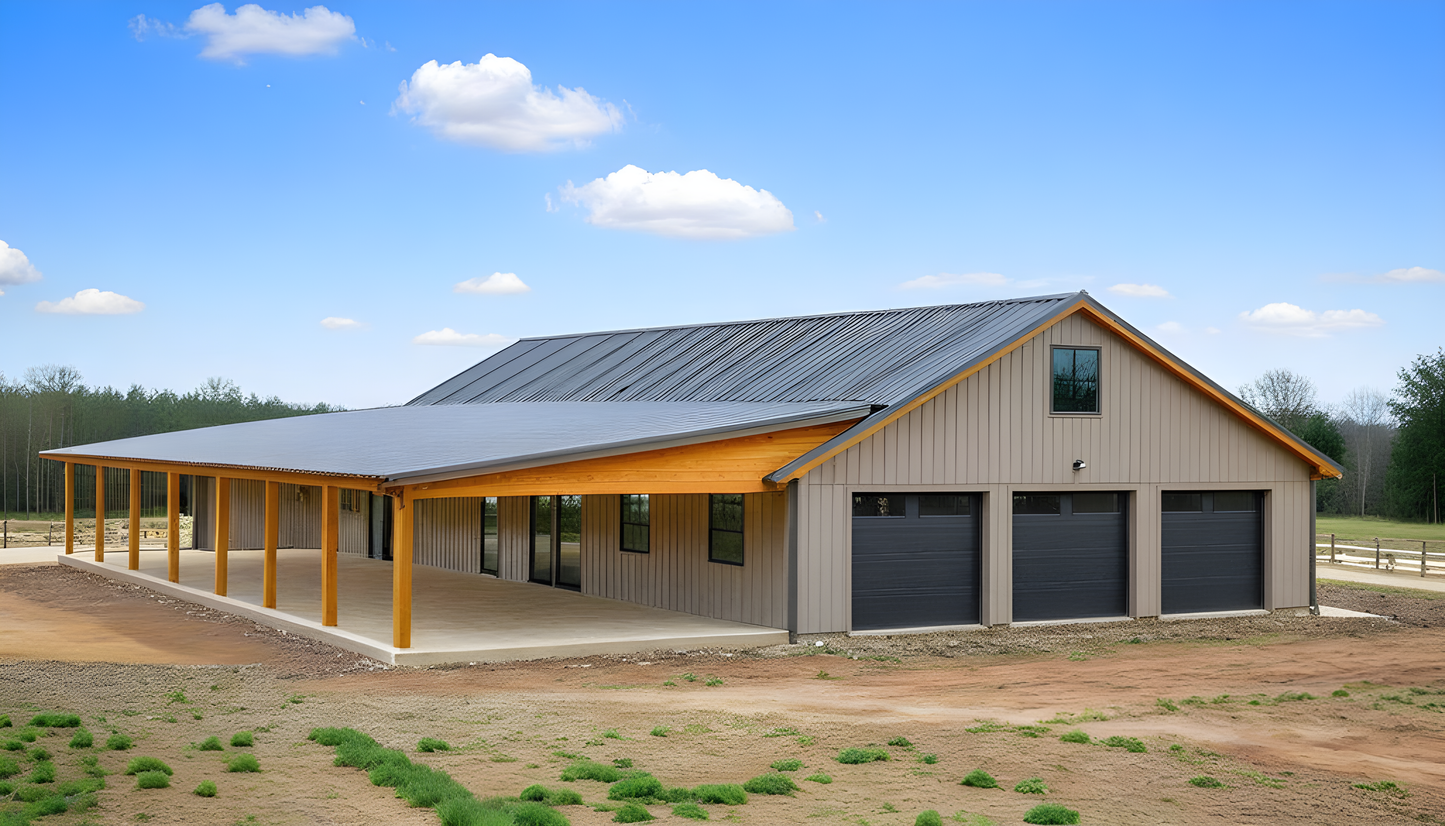 BK-2401 Sylvan Barndominium Kit