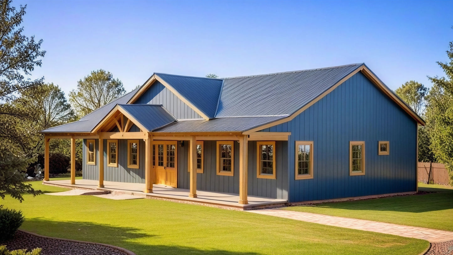 BCO-40112-M Michelle Barndominium House Plan