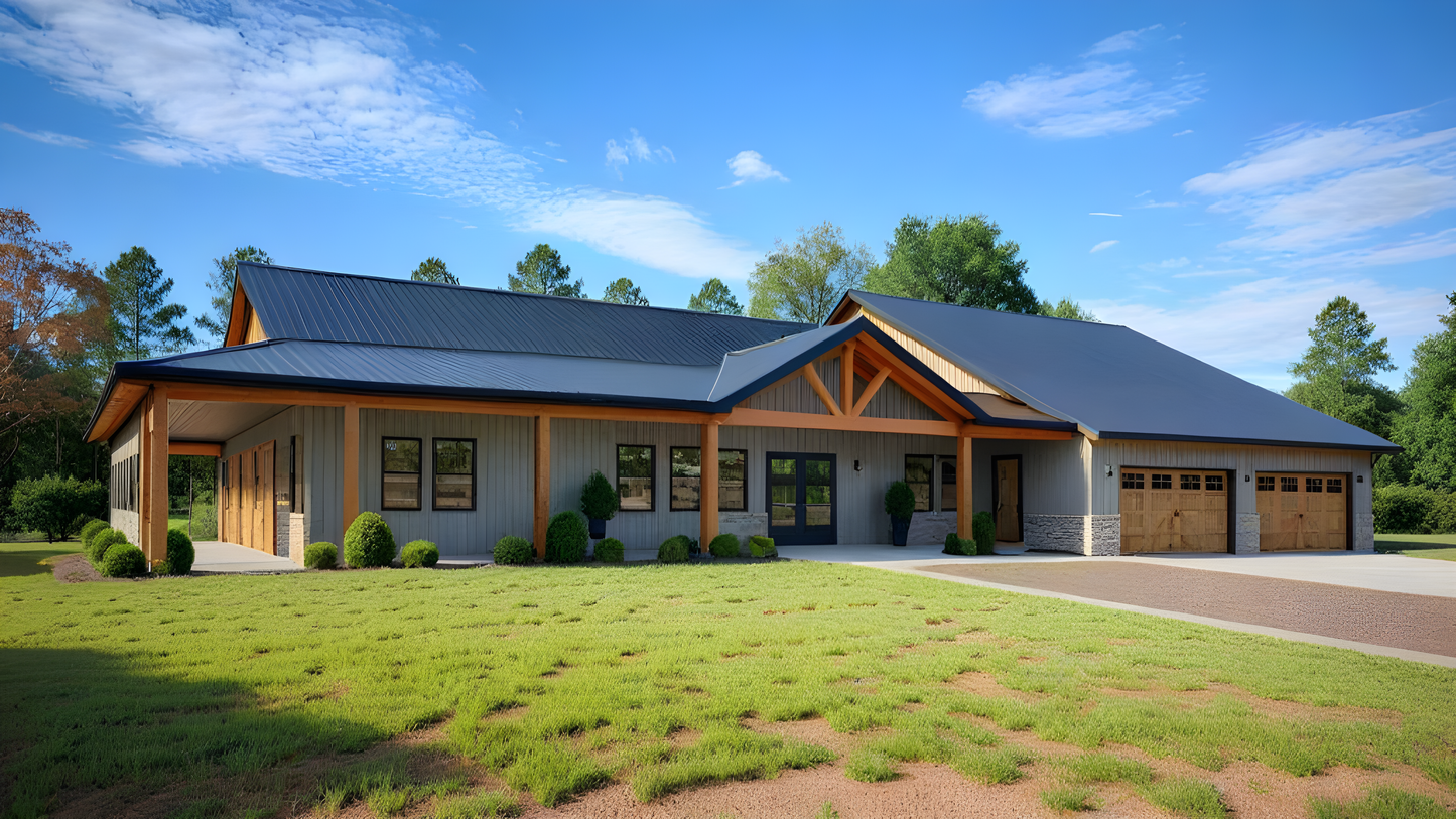 BK-2404 Delmar Barndominium Kit