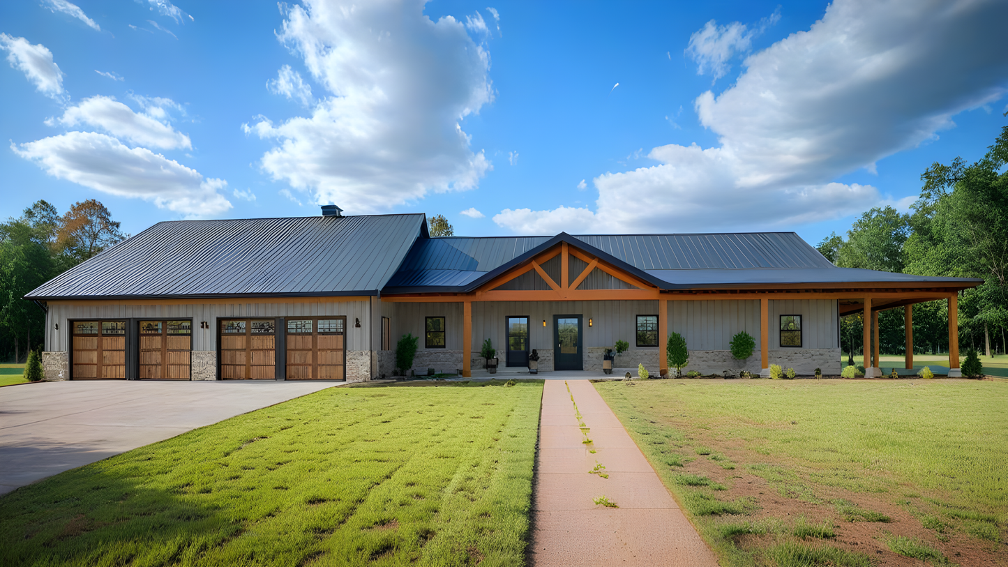 BK-2404 Delmar Barndominium Kit