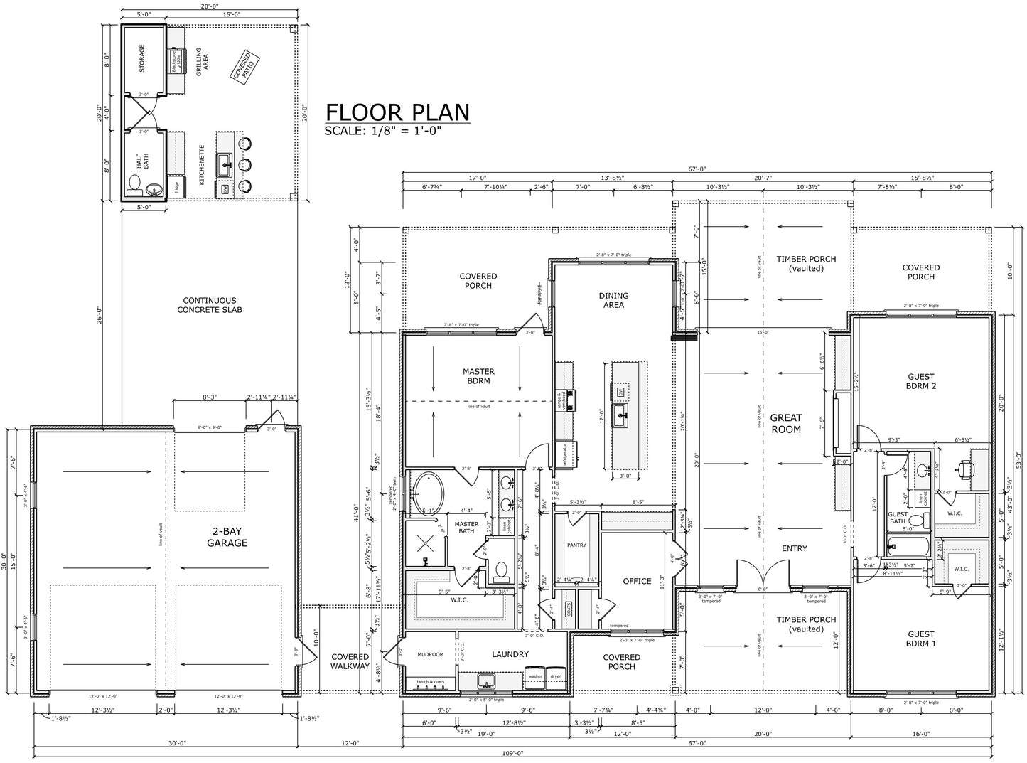 BP-2001 Brashear Barndominium House Plans