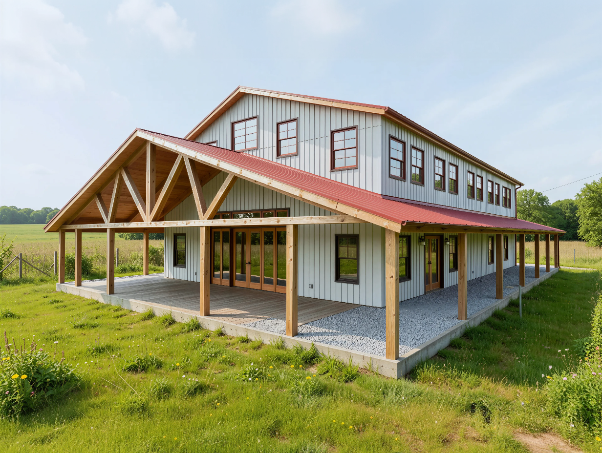 GJ-4403 Taylor Barndominium House Plan
