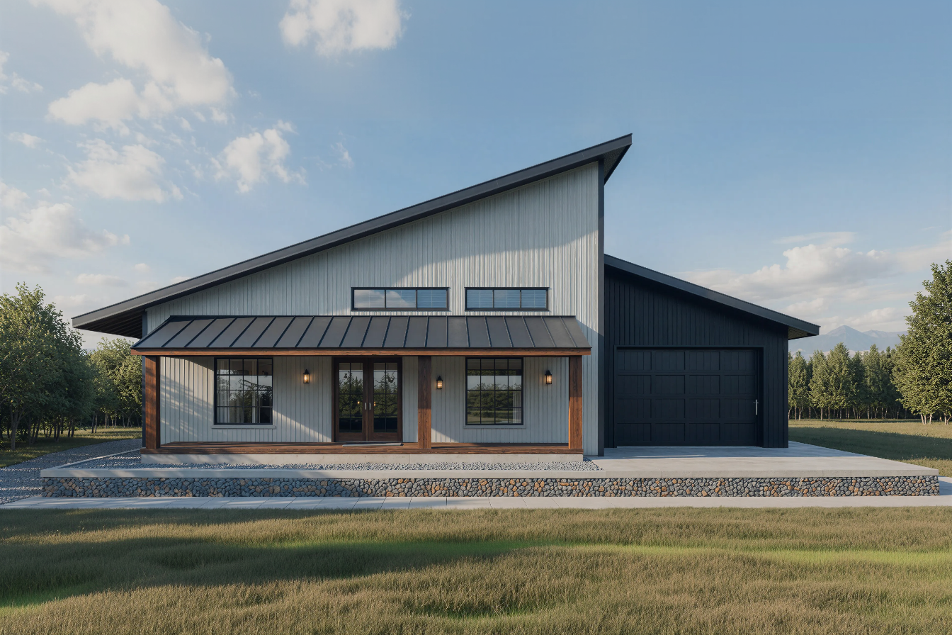 SS-30045 Barndominium House Plan
