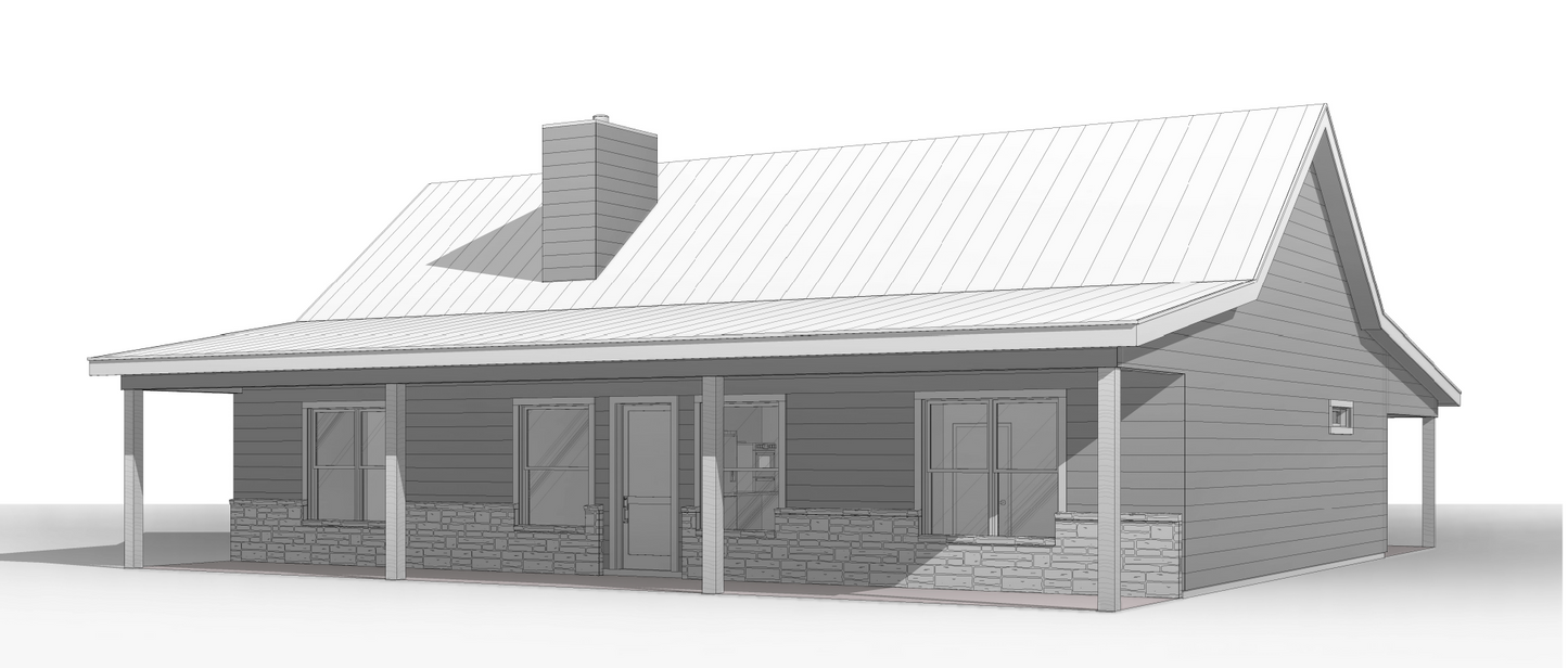 RP-10005 Hopkins Barndominium House Plan