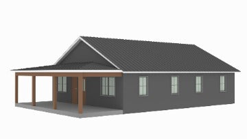 BCO-40014 Ridgeway Barndominium House Plan