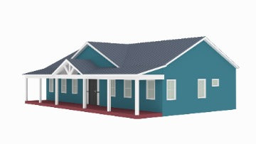 BCO-40112-M Michelle Barndominium House Plan