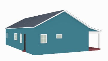 BCO-40112-M Michelle Barndominium House Plan