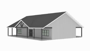 PL-64034 Sharon Barndominium House Plan