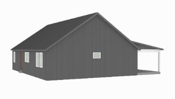 PL-64035 Norman Barndominium House Plan