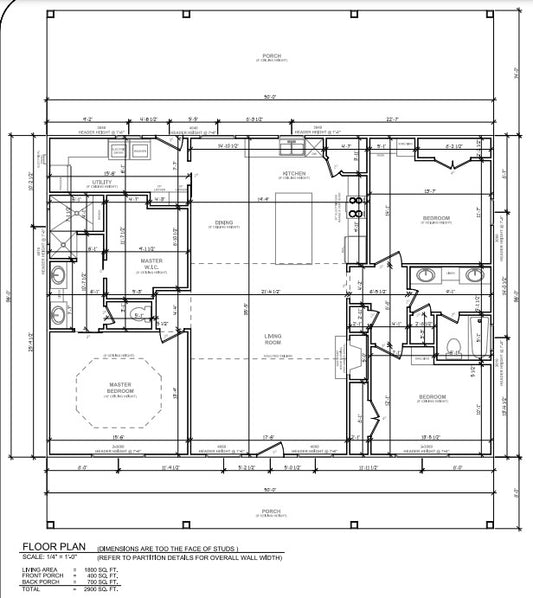 RP-10002 Radcliffe Barndominium House Plans