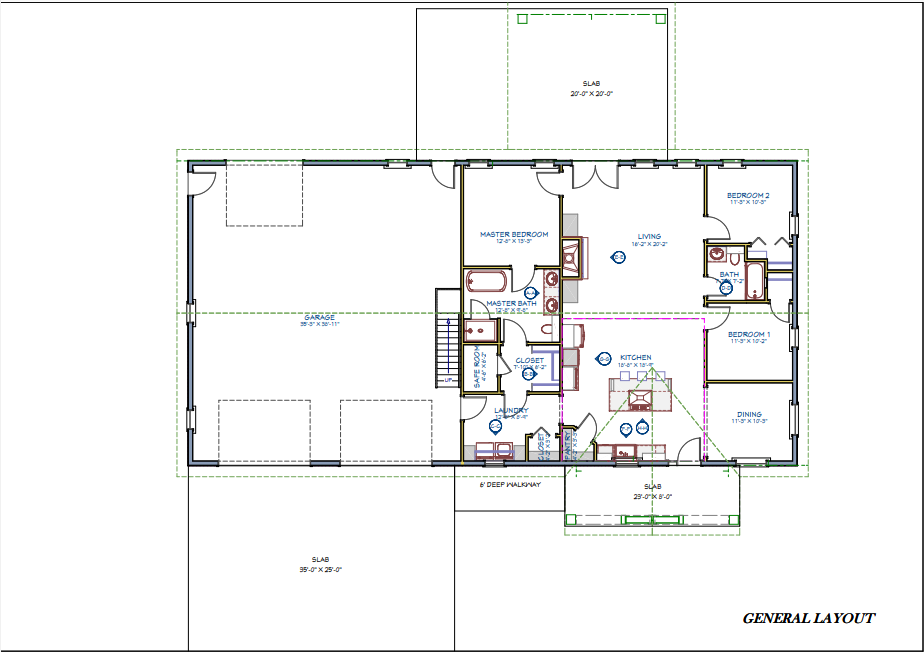 LP-1010 Rockledge Barndominium House Plans