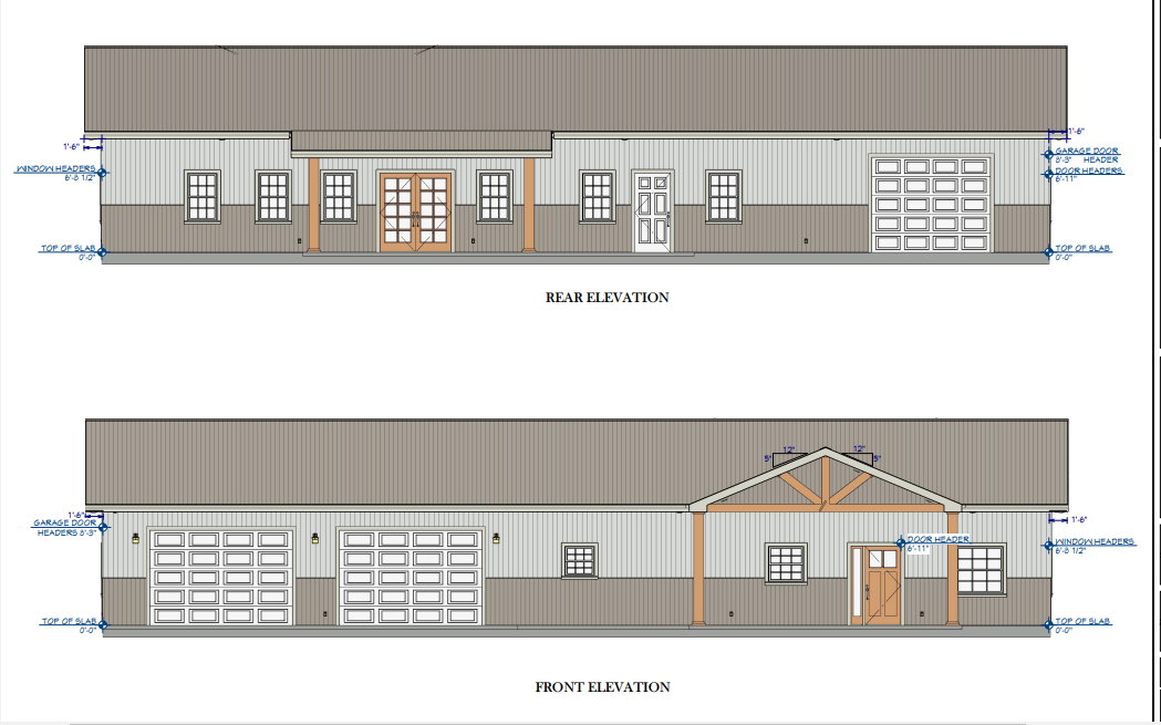 LP-1010 Rockledge Barndominium House Plans