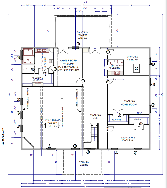 LP-1018 Woodlands Barndominium House Plans