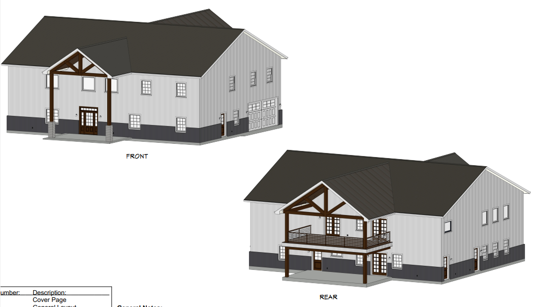 LP-1018 Woodlands Barndominium House Plans