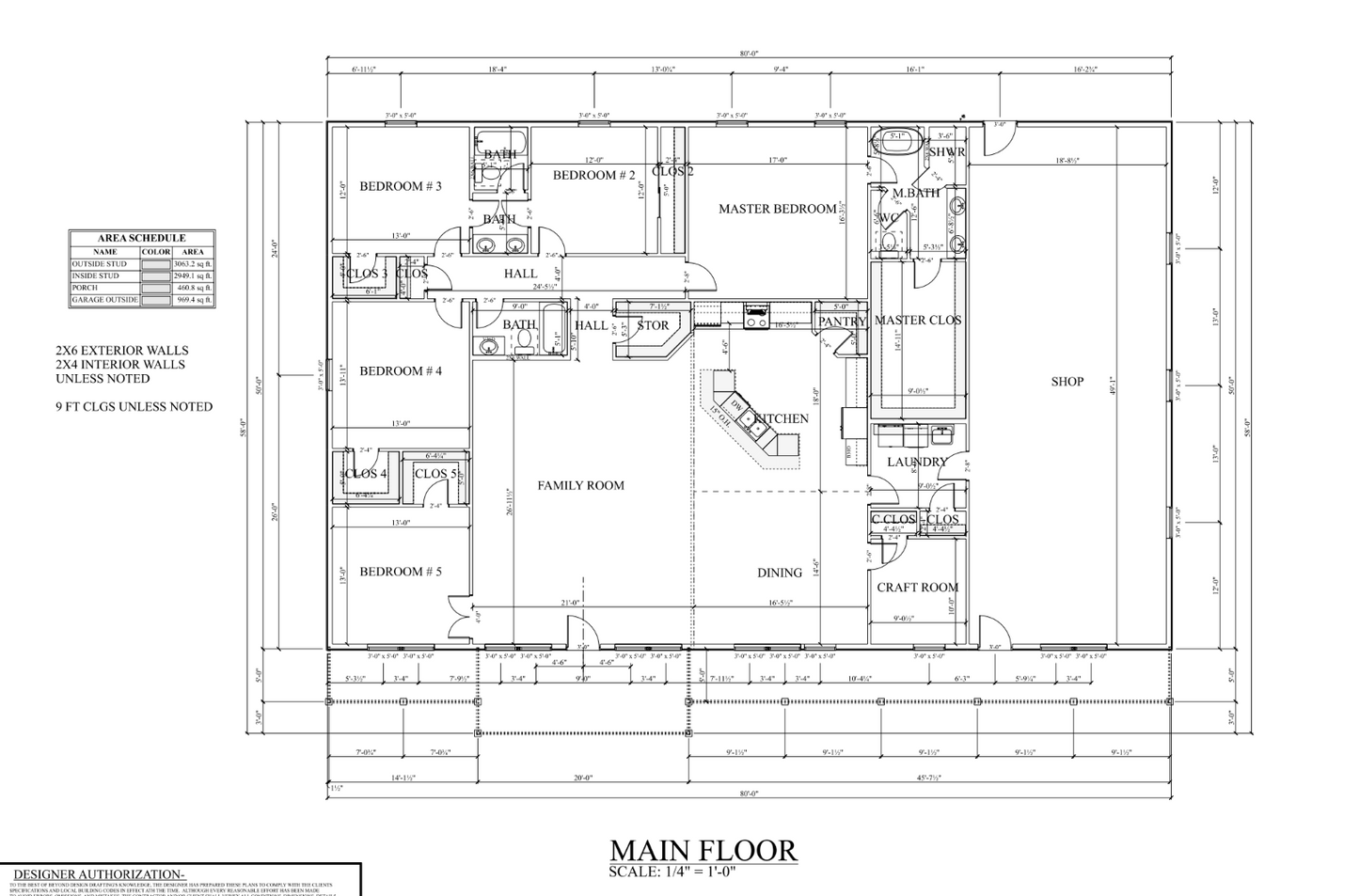 PL-62307 Sunnyside Barndominium House Plans