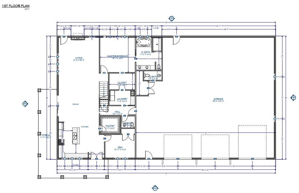 SP-600 Sage Barndominium House Plans
